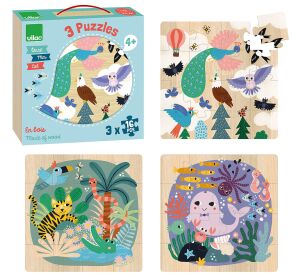Vilac Holzpuzzle Meer Erde Luft